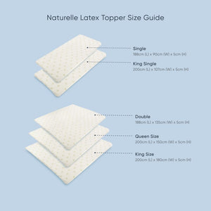 Mattress Topper Naturelle Latex