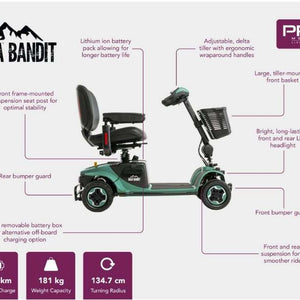 Pride MOBILITY Scooter - Baja Bandit