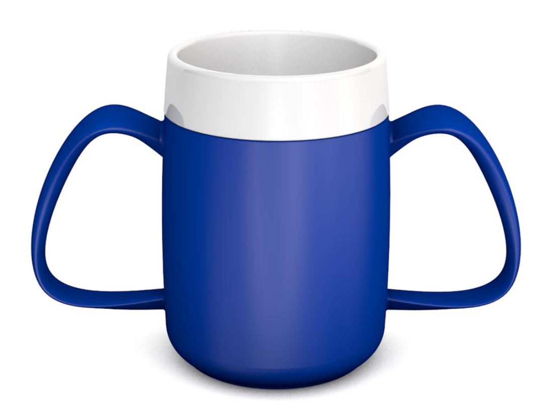 Two Handled Plastic Feeding Cup With Wide Or Narrow Spout | Eating - View #2