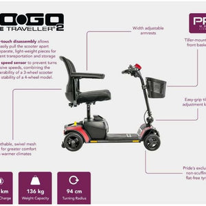 Pride Go Go Elite Traveller Plus Scooter