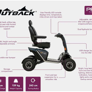 Pride Outback Rugged Scooter