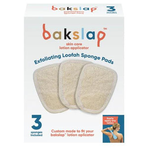 Bakslap - LOOFAH SPONGE PADS for Bakslap (3 sponges/pkt)