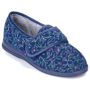 Cosyfeet Holly Midnight Floral Slippers - Daily Living Products