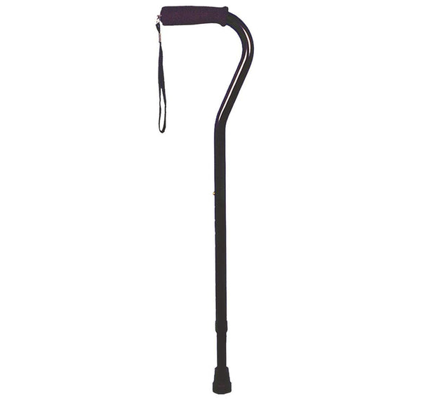 Living Made Easy - White Crook Handle Walking Stick)